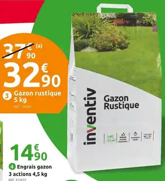 Mr Bricolage Inventiv gazon rustique 5 kg offre