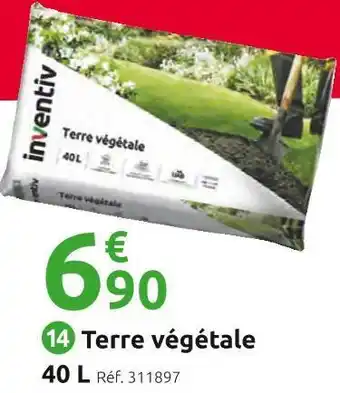 Mr Bricolage Inventiv terre végétale 40 l offre