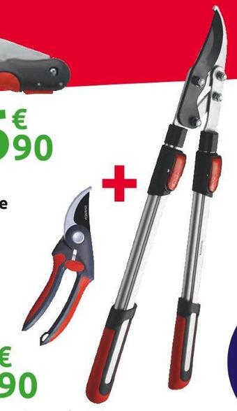 Mr Bricolage Inventiv lot coupe-branches télescopique + sécateur polyvalent offre