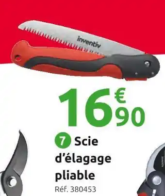 Mr Bricolage Inventiv scie d’élagage pliable offre