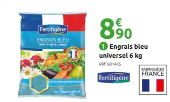 Mr Bricolage Fertiligène engrais bleu universel offre