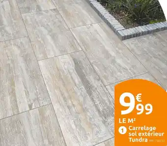 Mr Bricolage Tundra carrelage sol extérieur offre
