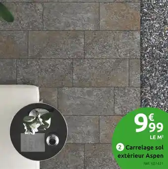 Mr Bricolage Carrelage sol extérieur aspen offre