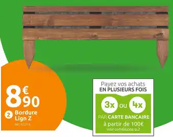Mr Bricolage Bordure lign z offre
