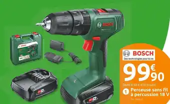 Mr Bricolage Bosch perceuse sans fil easy impact 18 v offre