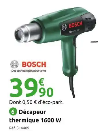 Bosch décapeur thermique 1600 w