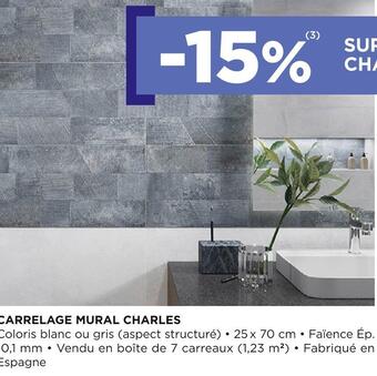 Carrelage mural charles