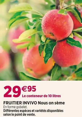 Delbard Invivo fruitier nous on sème offre