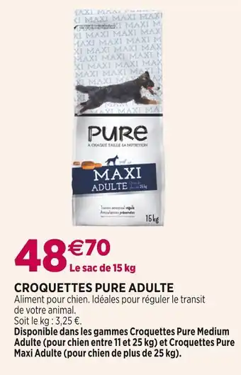 Delbard Pure croquettes adulte offre