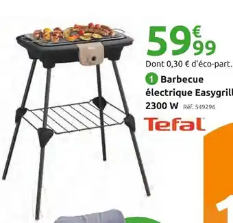 Mr Bricolage Tefal barbecue électrique easygrill 2300 w offre