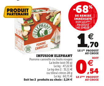 U Express Infusion elephant offre