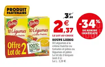 U Express Soupe liebig offre