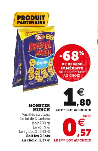 U Express Monster munch offre