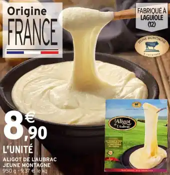 Intermarché Aigot de l'aubrac jeune montagne offre