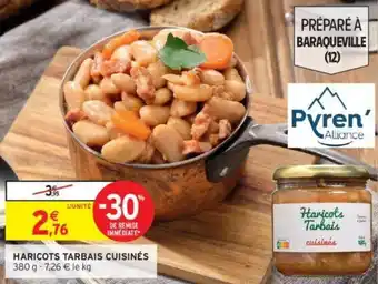 Intermarché Haricots tarbais cuisinés offre