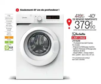 Extra Lave-linge offre