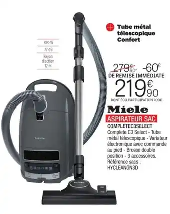 Aspirateur sac