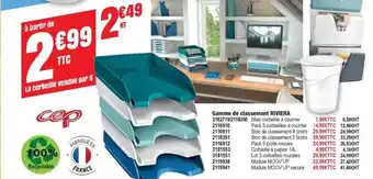 Plein ciel Gamme de classement RIVIERA offre