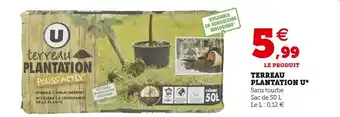 Super U Terreau plantation u offre