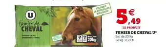 Super U Fumier de cheval u offre