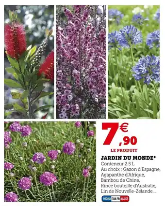 Super U Jardin du monde offre