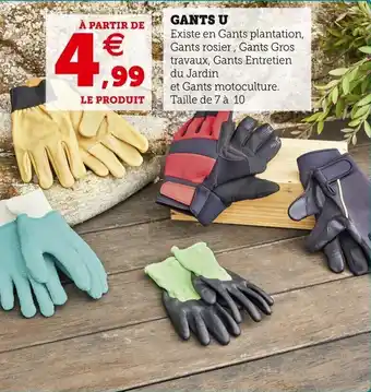 Super U Gants U offre