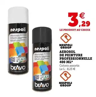 Super U Aerosol de Peinture Professionnelle 400 ML offre
