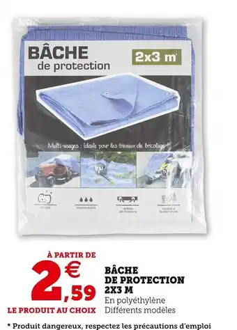 Super U Bâche de Protection 2X3 M offre