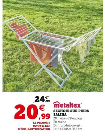 Super U Sechoir Sur Pieds Salina offre