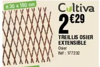 La Foir'Fouille Treillis Osier Extensible offre