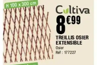 La Foir'Fouille Treillis Osier Extensible offre
