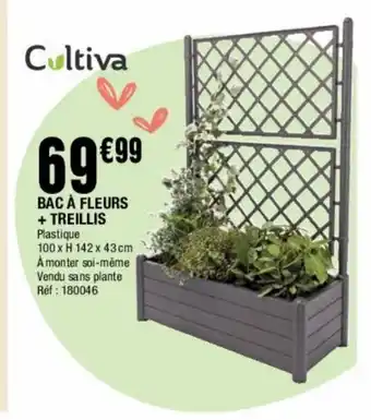 La Foir'Fouille Bac à Fleurs + Treillis offre