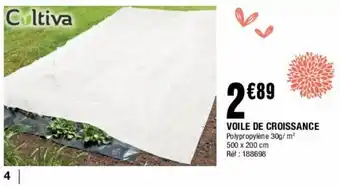 La Foir'Fouille Voile de croissance offre