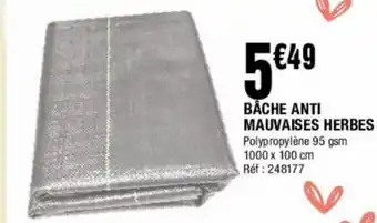 La Foir'Fouille Bâche Anti Mauvaises Herbes offre