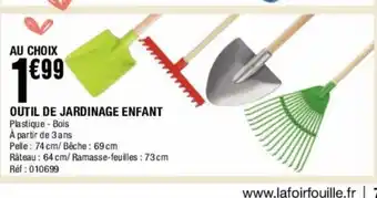 Outil de Jardinage Enfant