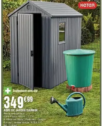 La Foir'Fouille Abri de Jardin Darwin offre