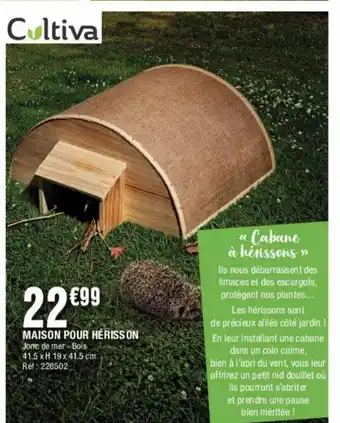 La Foir'Fouille Maison Pour Hérisson offre