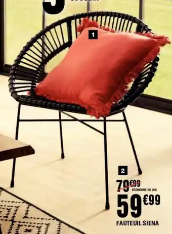 La Foir'Fouille Fauteuil Siena offre