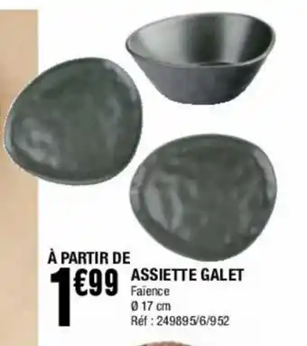 La Foir'Fouille Assiette Galet offre