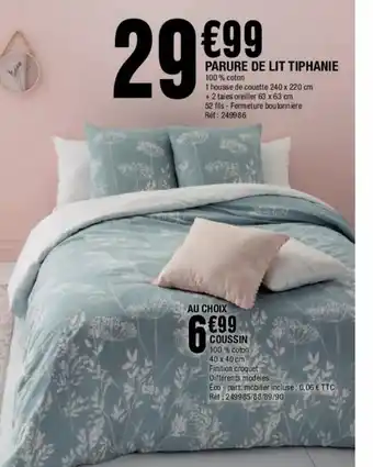 La Foir'Fouille Parure de Lit Tiphanie offre
