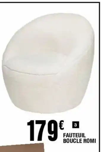 La Foir'Fouille Fauteuil Boucle Romi offre