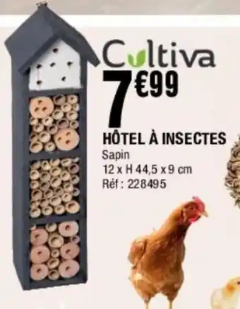 La Foir'Fouille Hôtel à insectes offre