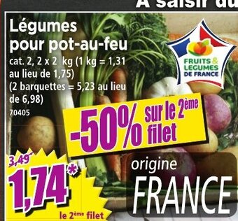 Norma Légumes pour pot-au-feu offre