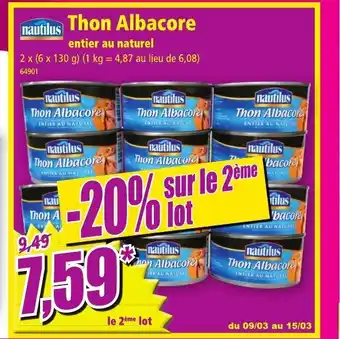 Norma Thon Albacore offre