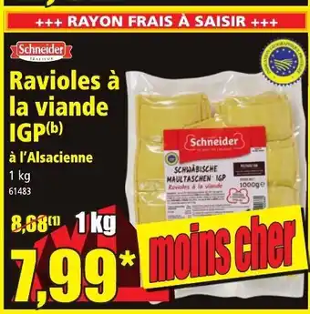 Norma Ravioles A La Viande IGP offre