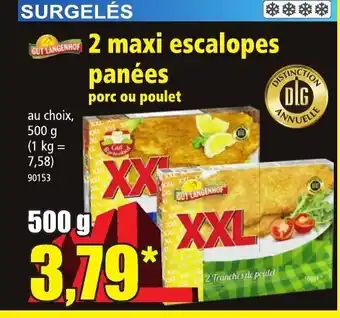 Norma 2 Maxi Escaloeps Panées offre