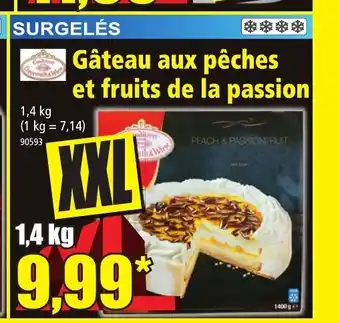 Norma Gateau Aux Péches Et Fruits De La Passion offre