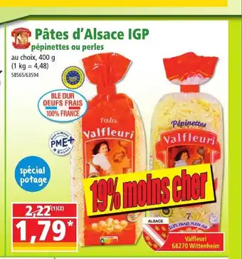 Norma Pates D'Alsace IGP offre