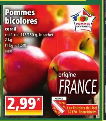 Norma Pommes Bicolores offre