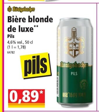 Norma Biére Blonde De Luxe offre